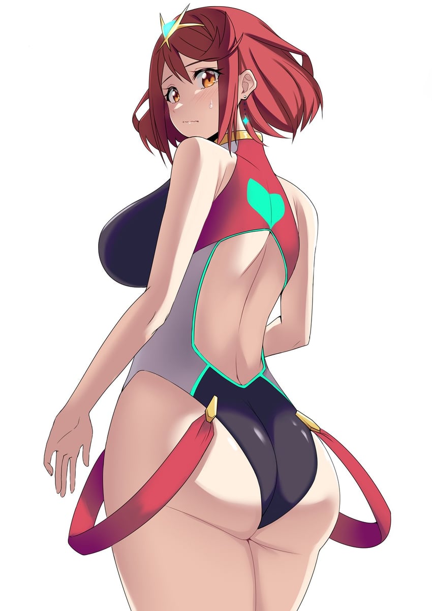 pyra (xenoblade chronicles and 1 more) drawn by yamada_hatsune