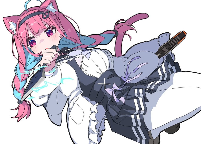 minato aqua (hololive and 1 more) drawn by satoi_itsuki