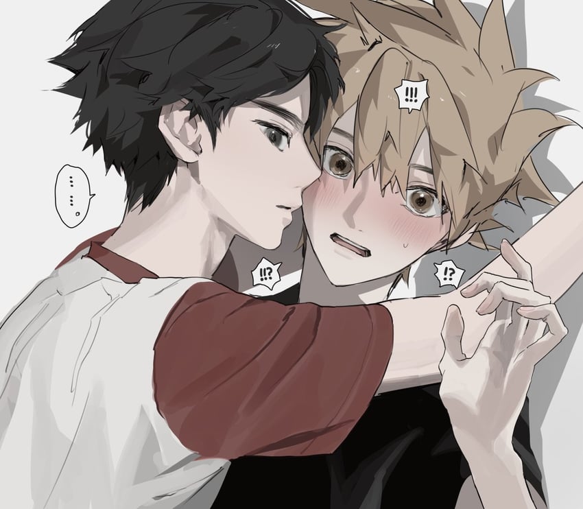 red and blue oak (pokemon and 1 more) drawn by sekaiitinoki