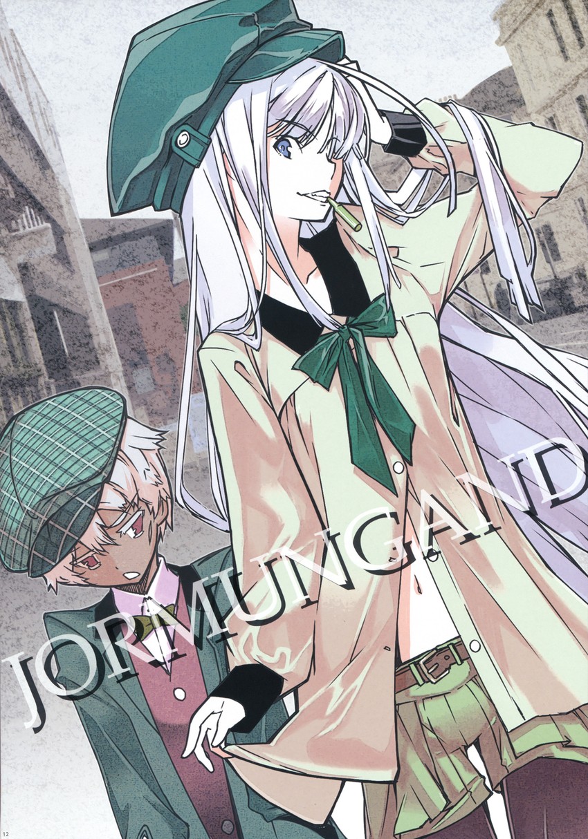 koko hekmatyar and johnathan mar (jormungand) drawn by akizuki_ryou_(gakuen_kumikyoku)
