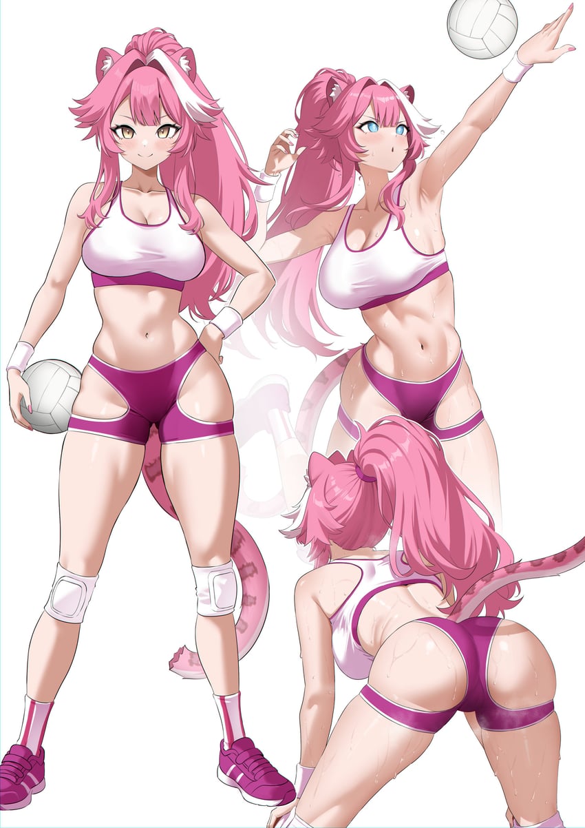 raora panthera (hololive and 1 more) drawn by raikkonen