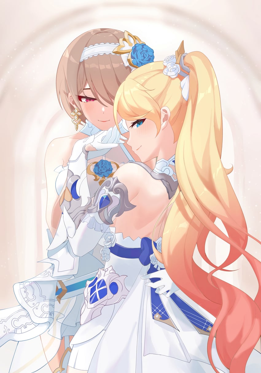 rita rossweisse and durandal (honkai and 1 more) drawn by susu_(32103088)