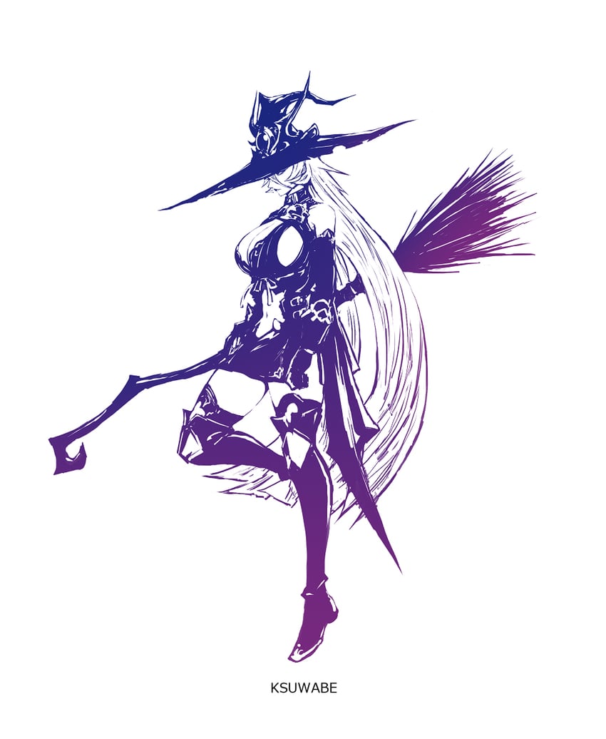 nui sociere (final fantasy and 1 more) drawn by k-suwabe
