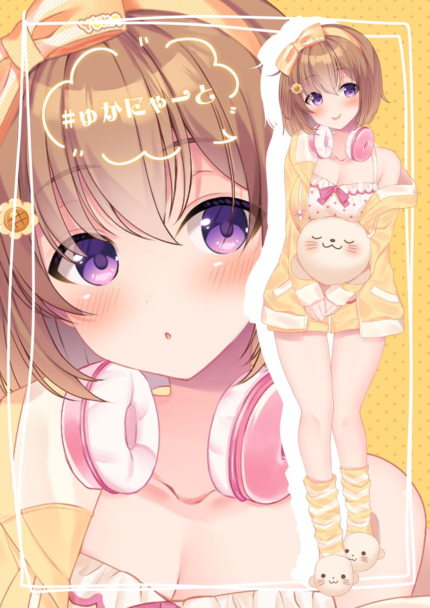 hinata yuka (indie virtual youtuber) drawn by asagi_shiki_(artist)