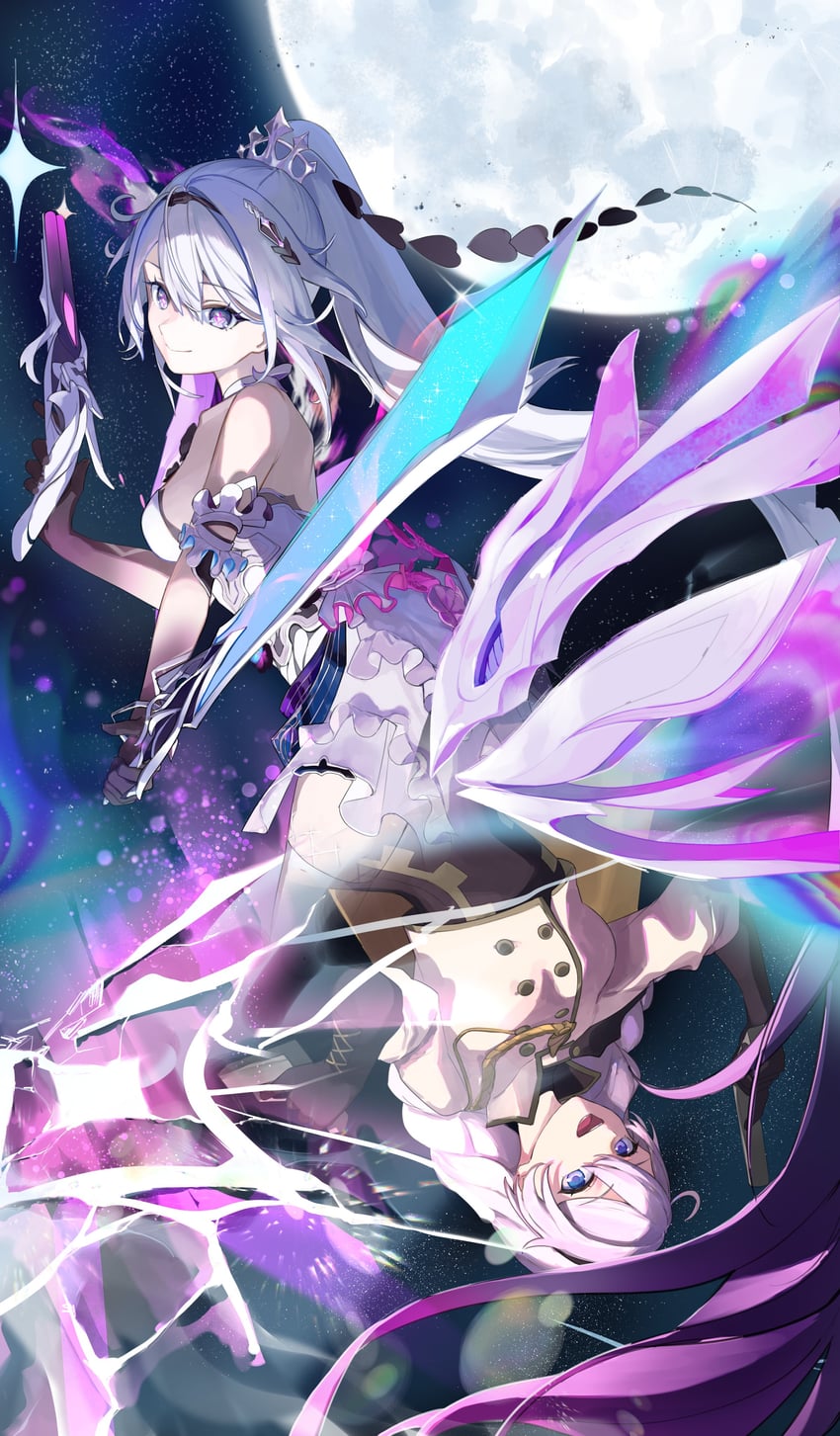 kiana kaslana (honkai and 1 more) drawn by roena