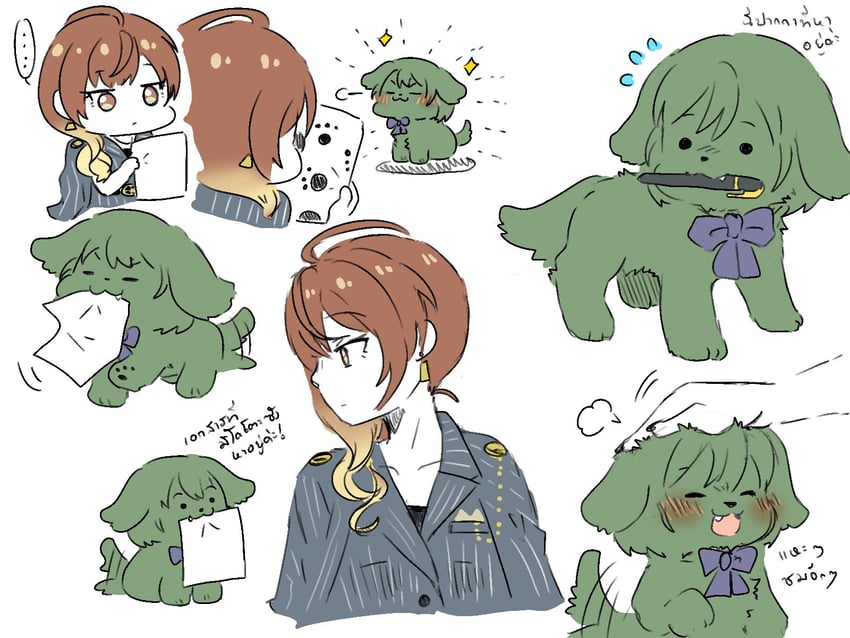 nanakusa nichika and aketa mikoto (idolmaster and 1 more) drawn by artisansg_lily