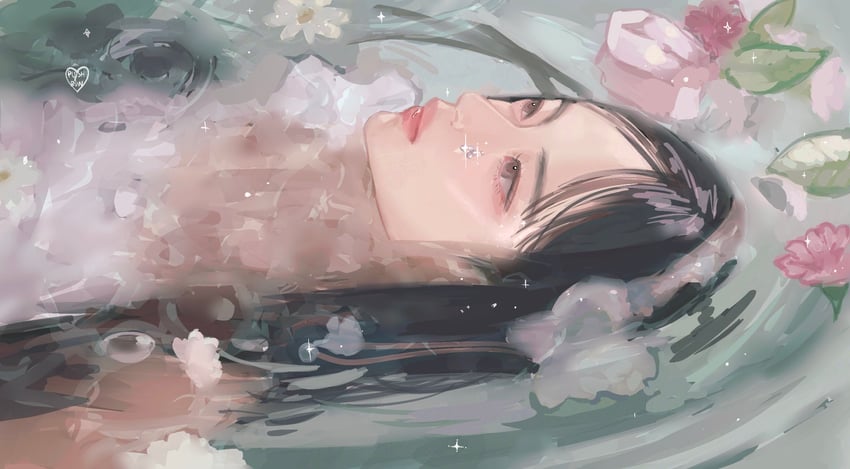 hanni (real life and 1 more) drawn by plushxbun