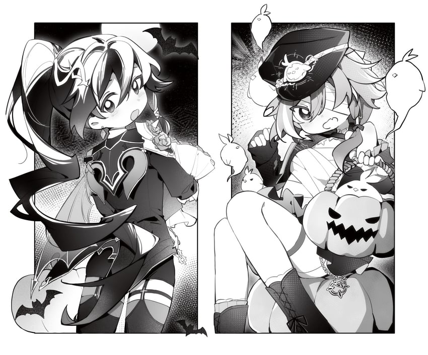 fu hua, herrscher of sentience, and jingwei (honkai and 1 more) drawn by 8785tl