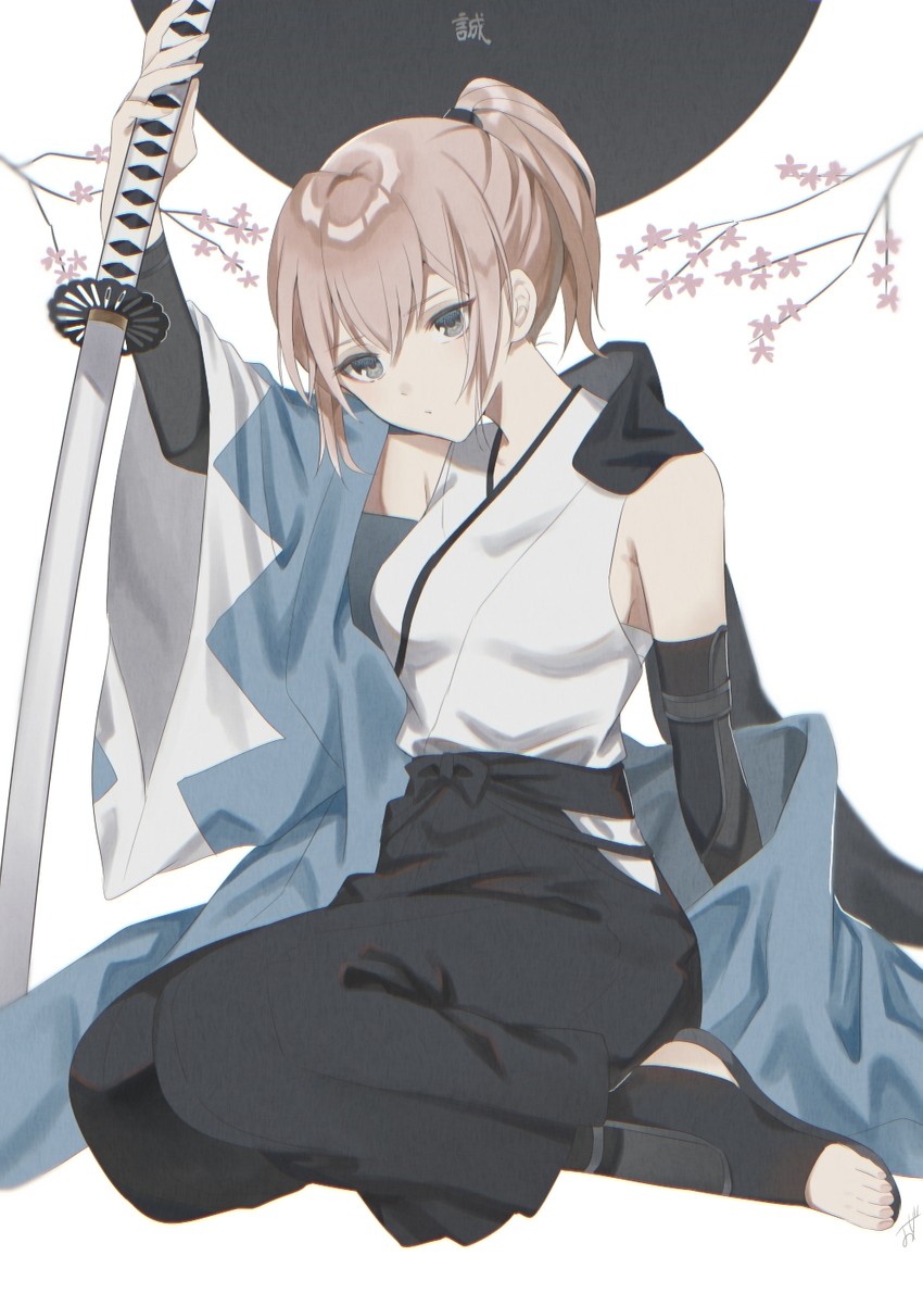 okita souji (fate and 2 more) drawn by oshage_(osyage921)