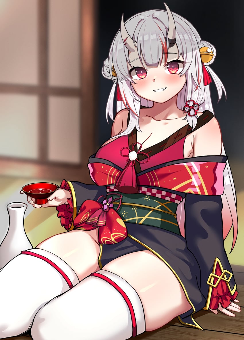 nakiri ayame (hololive) drawn by tnolize