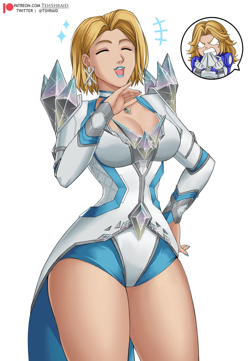 sue storm and emma frost (marvel and 3 more) drawn by tehshraid