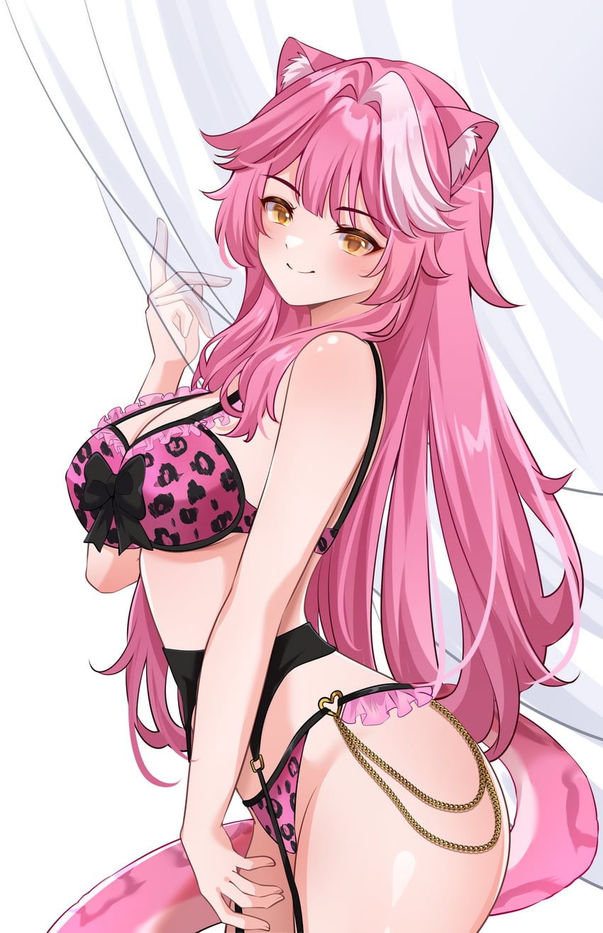 raora panthera (hololive and 1 more) drawn by cyanzan