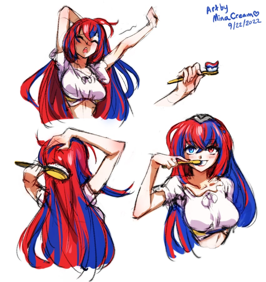 female alear (fire emblem and 1 more) drawn by mina_cream