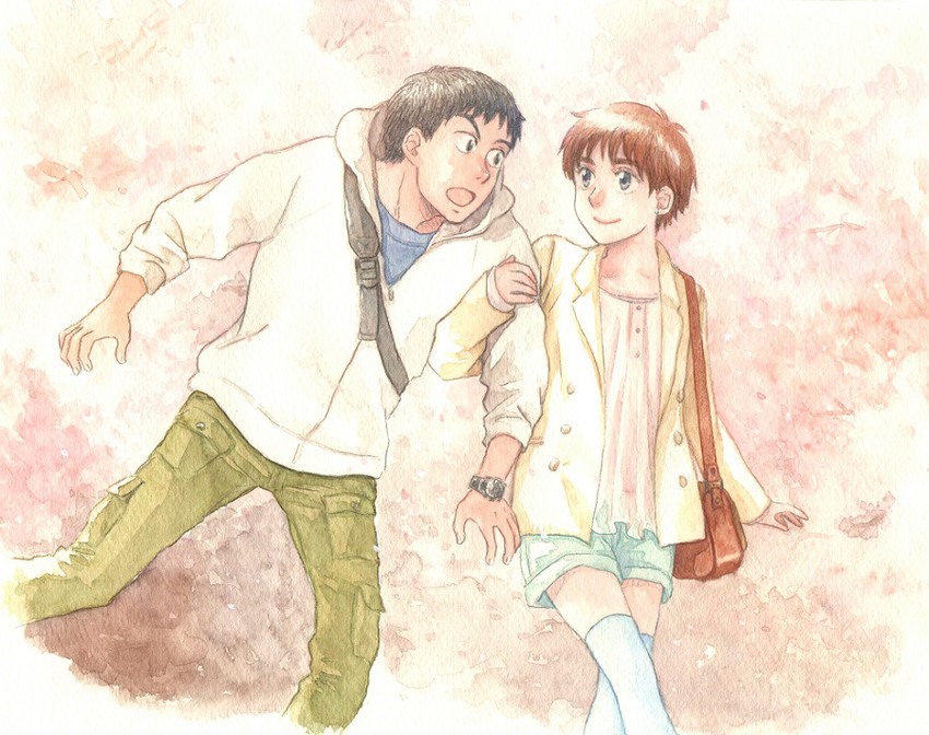 izumi noa and shinohara asuma (kidou keisatsu patlabor) drawn by ususionorisio