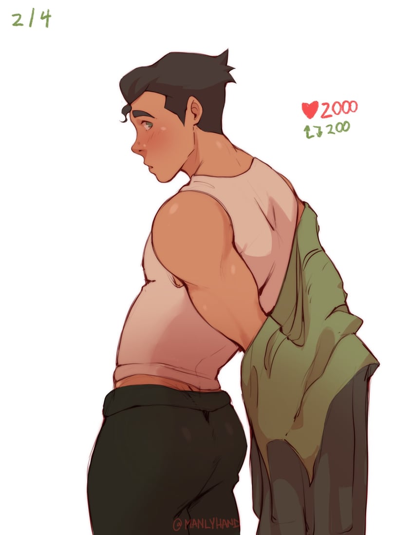 bolin (avatar legends and 1 more) drawn by manlyhand
