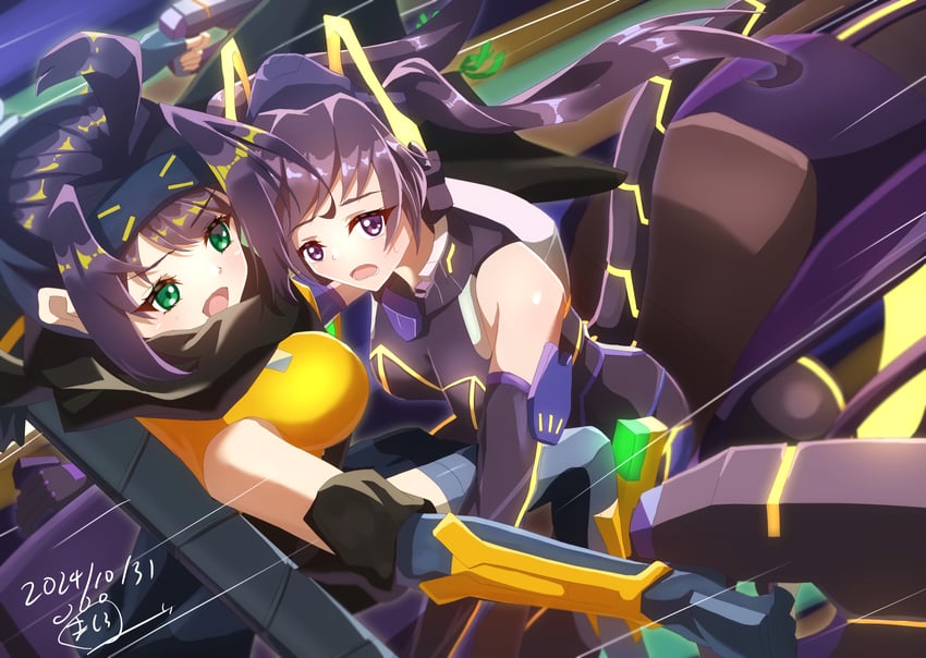 i:p masquerena, s-force rappa chiyomaru, and s:p little knight (yu-gi-oh!) drawn by mashiroken07