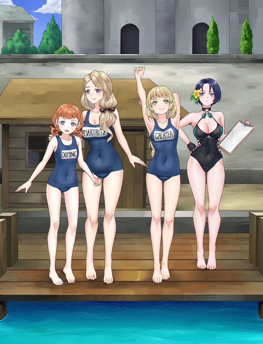 ingrid brandl galatea, mercedes von martritz, annette fantine dominic, and shamir nevrand (fire emblem and 2 more) drawn by igni_tion