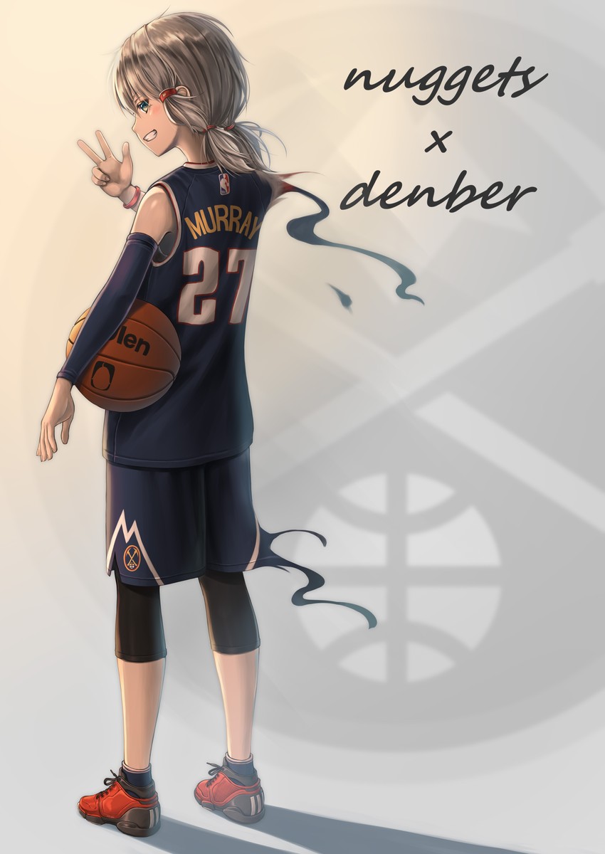 denver and jamal murray (azur lane and 2 more) drawn by yakkuro