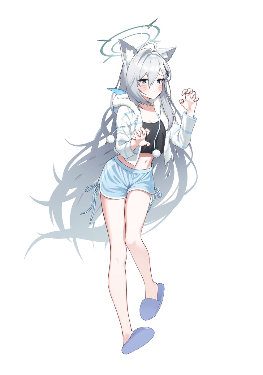 shiroko and shiroko terror (blue archive) drawn by aworuw1137