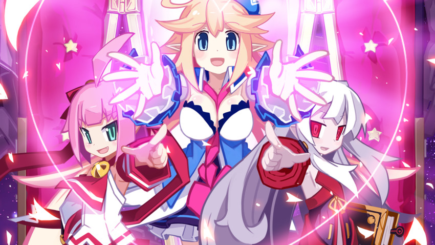 chou chou, chou chou egotistical, shilma, and bellaria (attouteki yuugi mugen souls and 1 more) drawn by nanameda_kei
