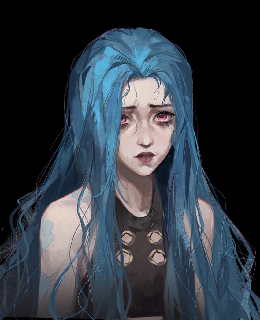jinx (league of legends and 1 more) drawn by mugoa_mugo