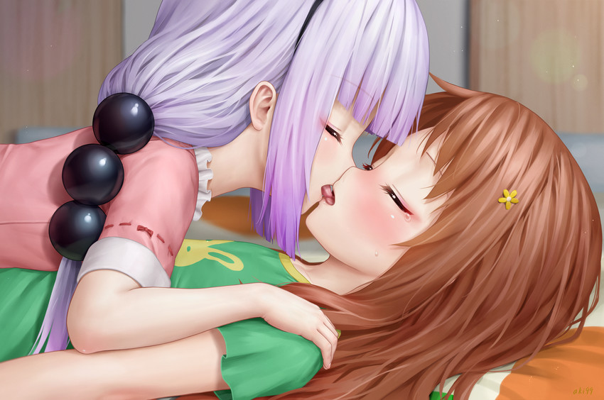 Anime clip free lesbian