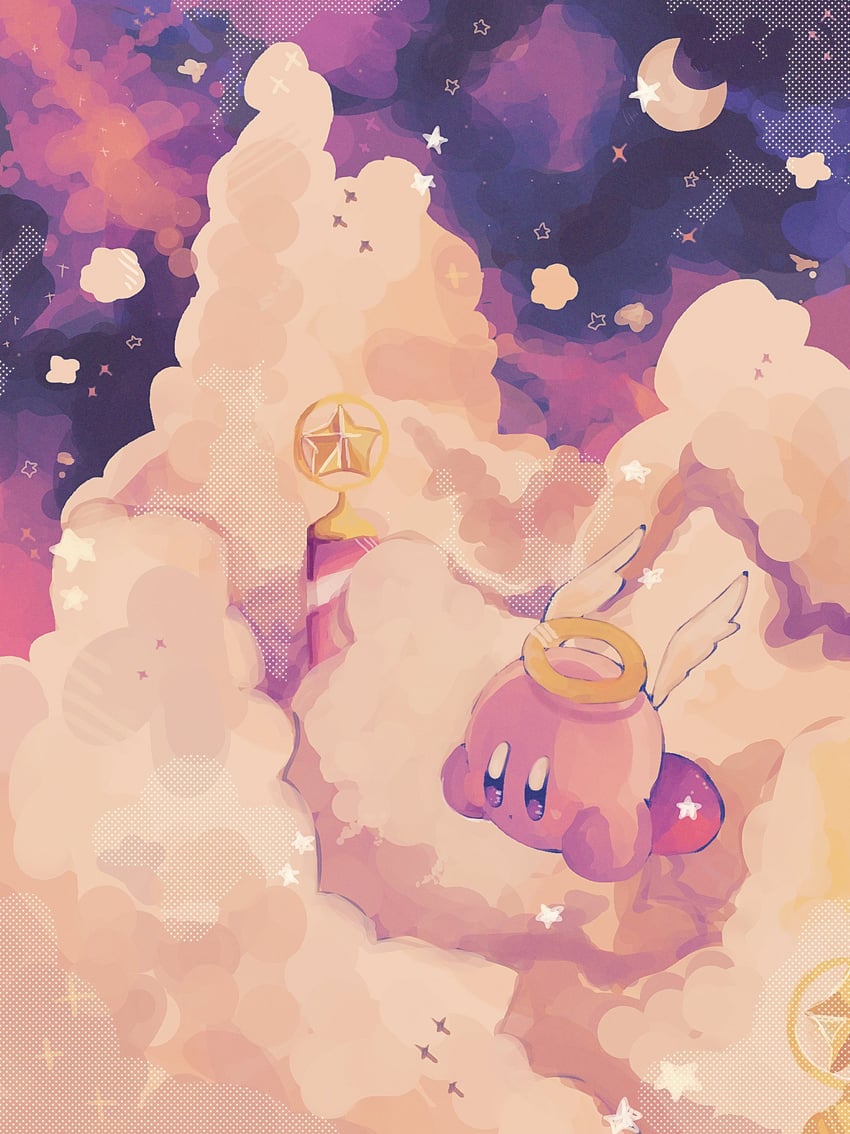 kirby and cupid kirby (kirby) drawn by iroiro_(1616k_iro)