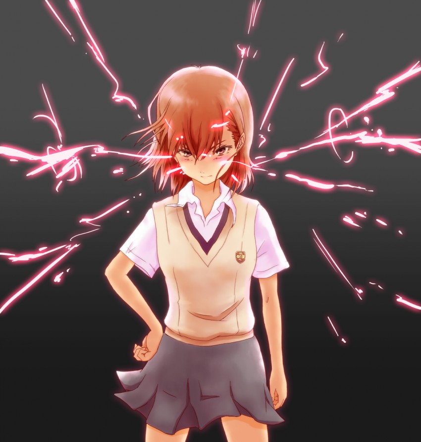 misaka mikoto (toaru majutsu no index) drawn by ota_(wtno)