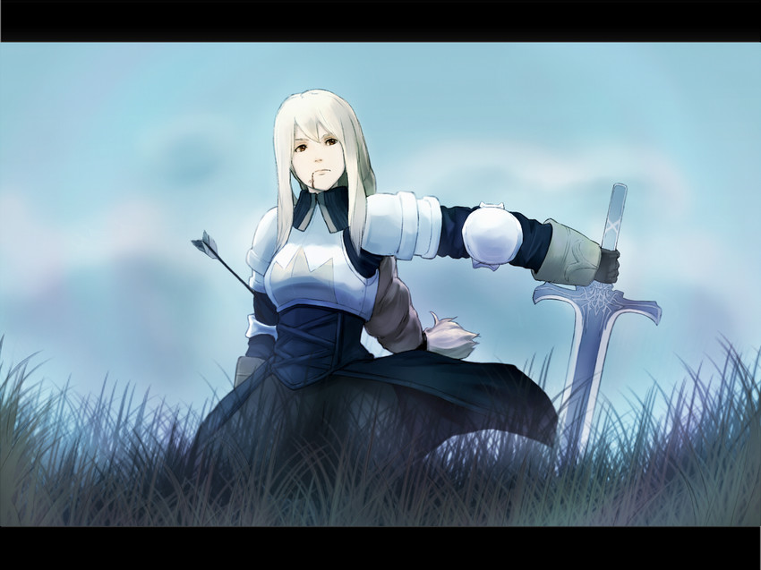 agrias oaks (final fantasy and 1 more) drawn by blauer