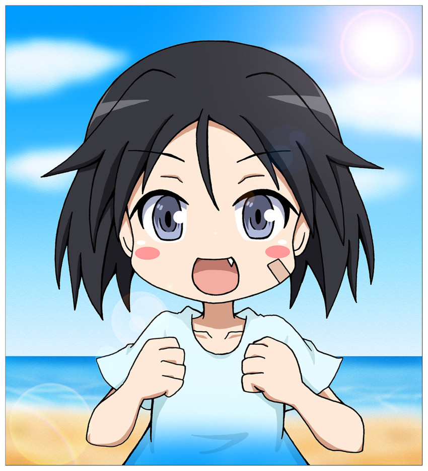 kanno naoe (world witches series and 1 more) drawn by bertsr