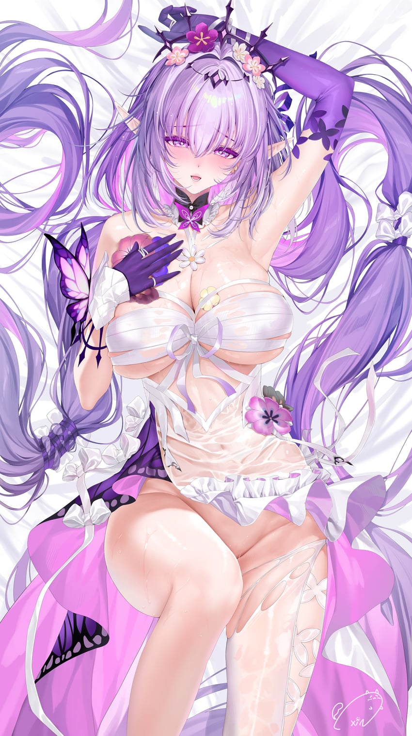 castorice (honkai and 1 more) drawn by obiwan and weisuoxin