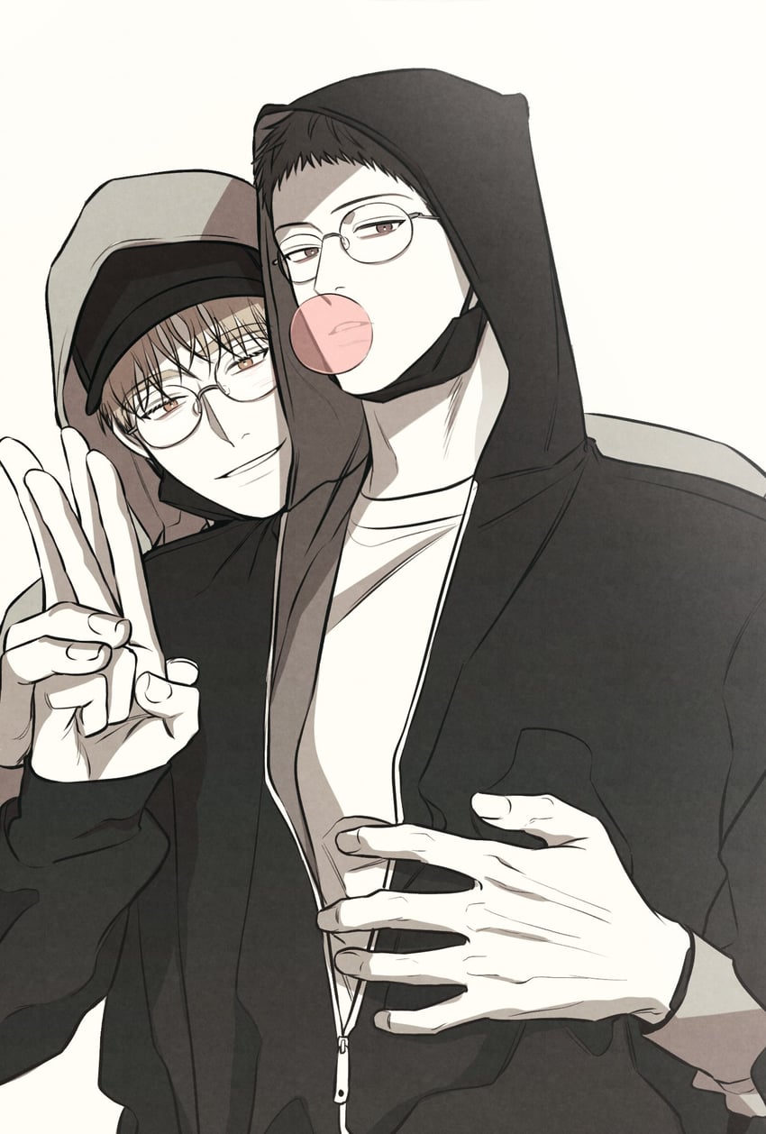 baek dohu and seo juheon (between the lines) drawn by hodot_01
