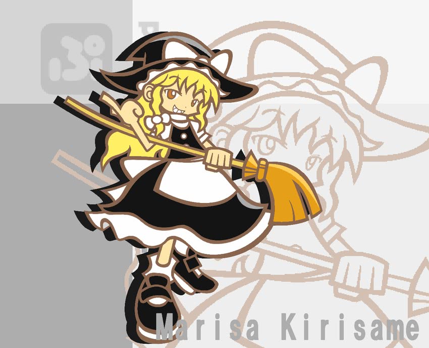 kirisame marisa (touhou and 2 more) drawn by y&k