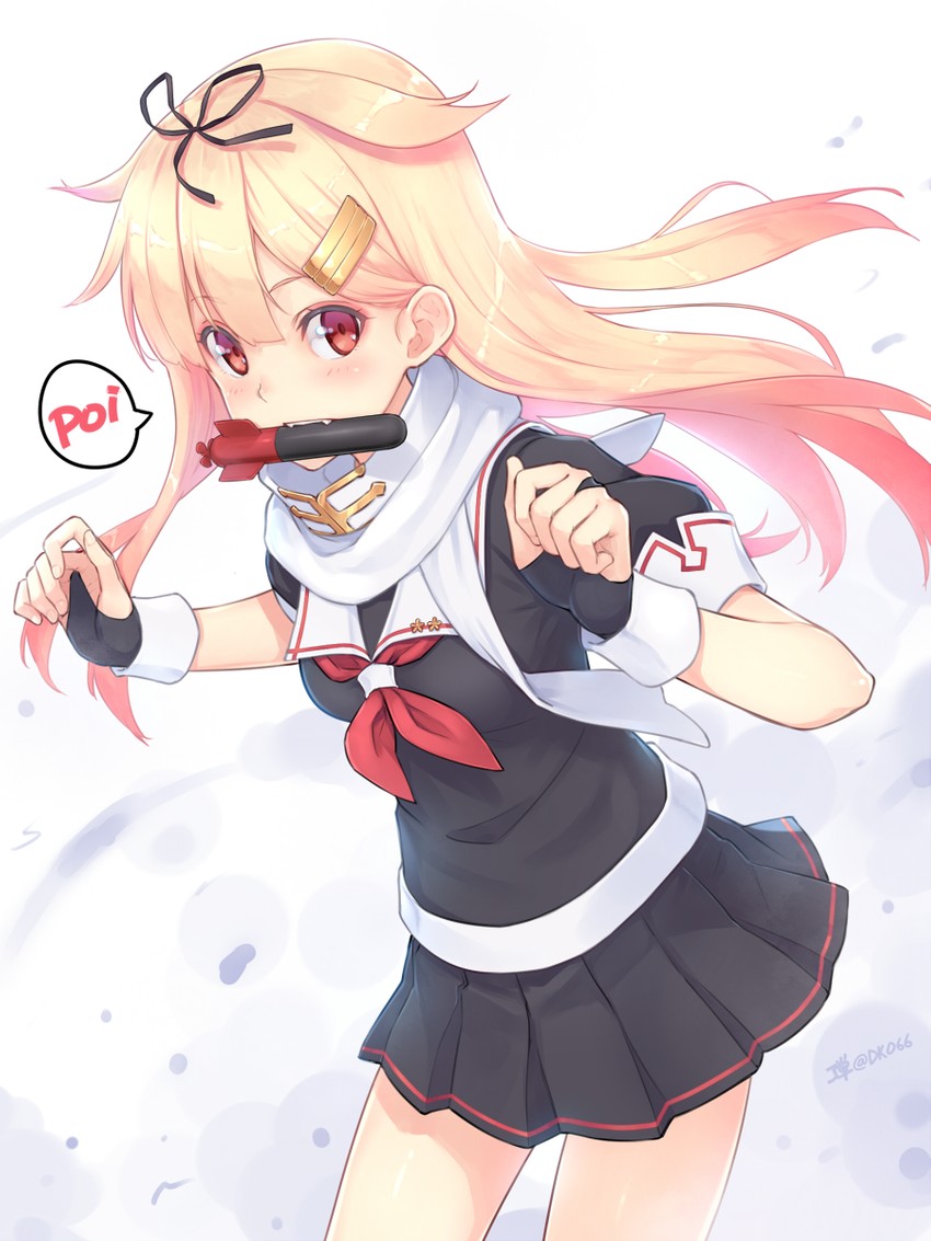yuudachi and yuudachi kai ni (kantai collection) drawn by dan_(kumadan)