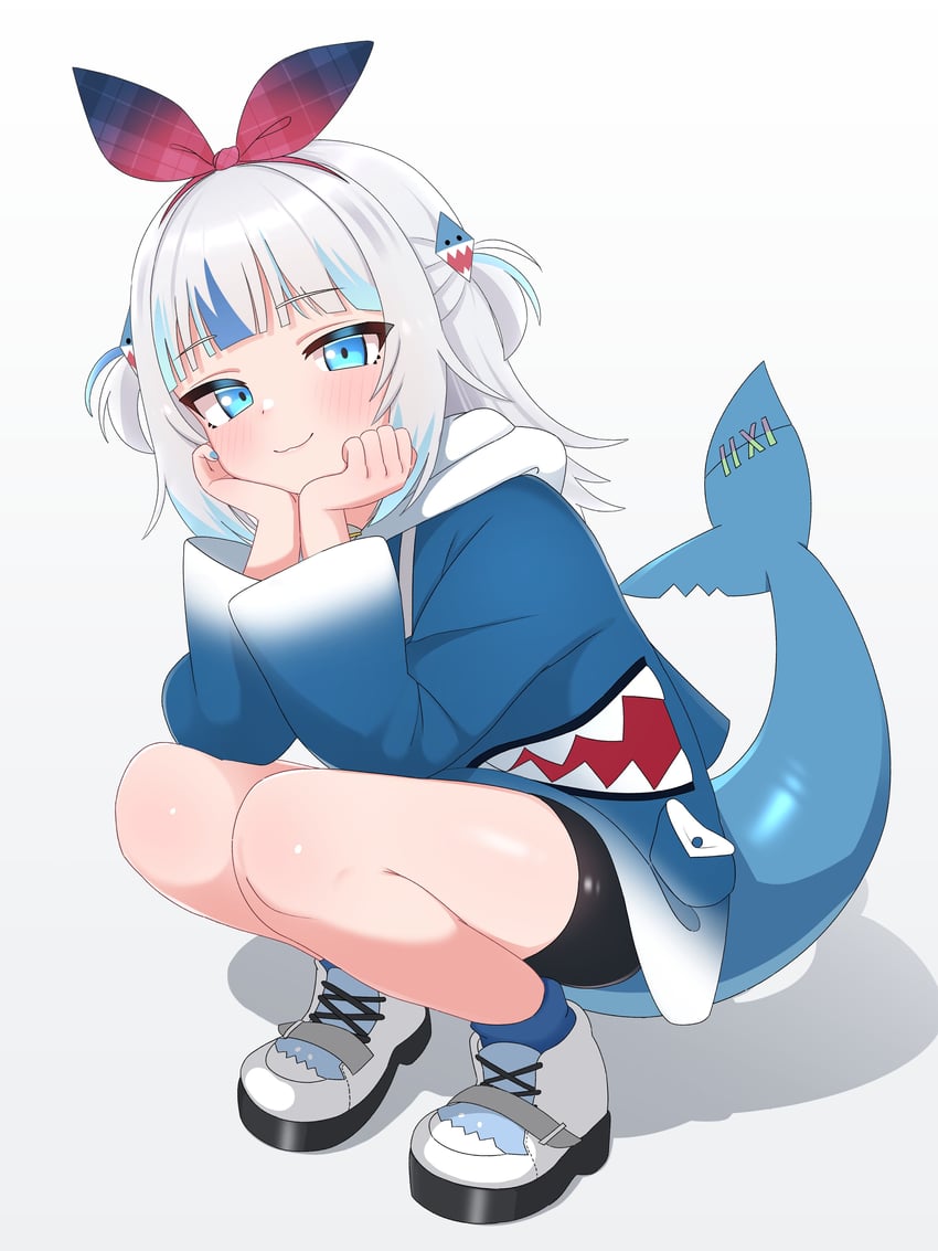 gawr gura (hololive and 1 more) drawn by mingkozus