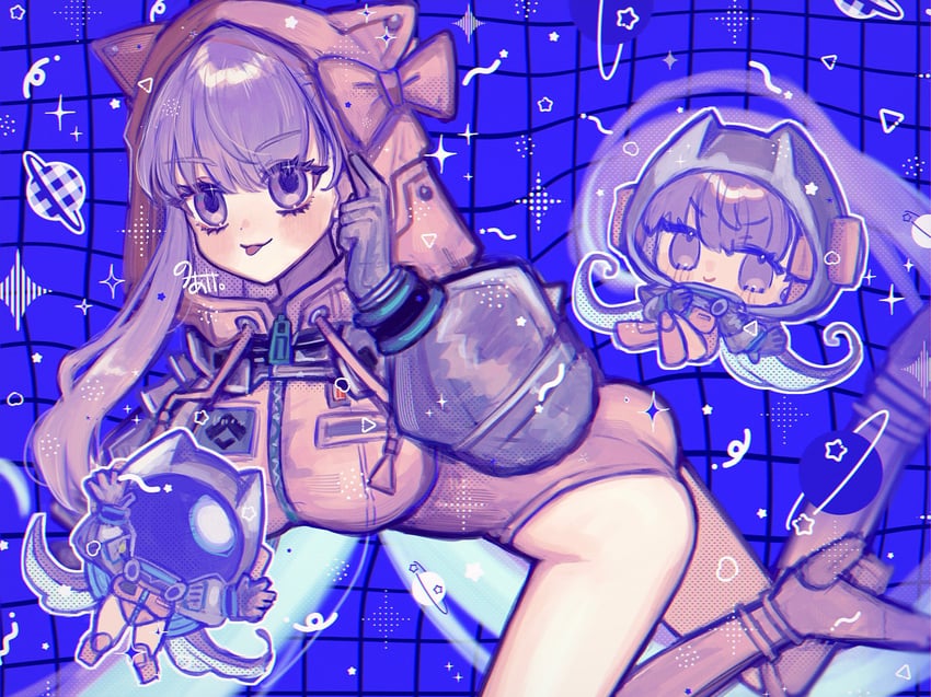 bb and bb cosmo (fate and 1 more) drawn by noa_pisces
