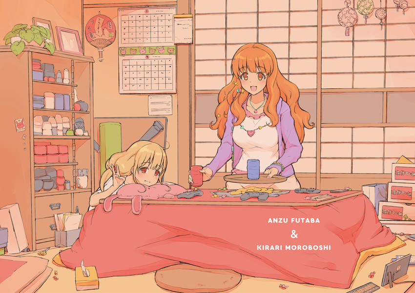 futaba anzu and moroboshi kirari (idolmaster and 1 more) drawn by morimiya_masayuki