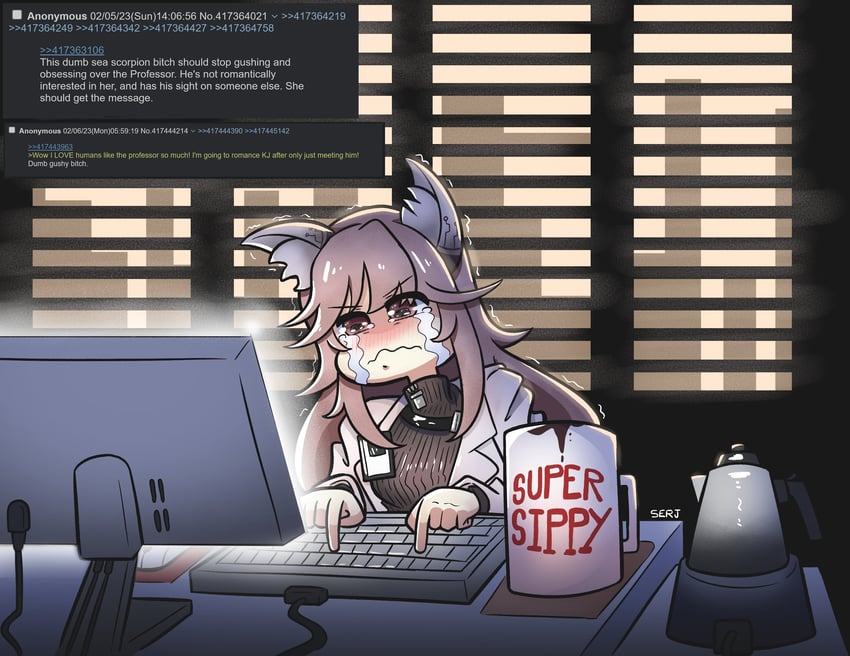 persicaria (girls' frontline and 2 more) drawn by serjatronic