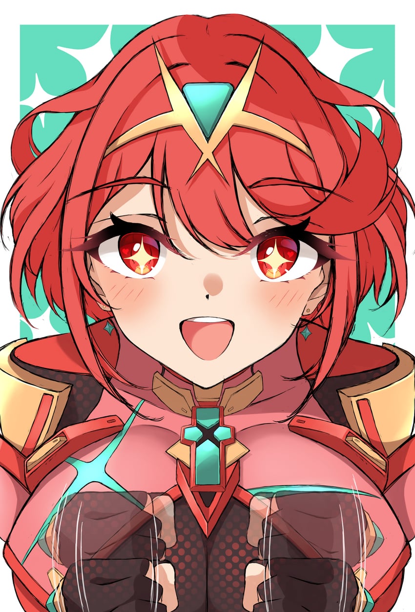 pyra (xenoblade chronicles and 1 more) drawn by mikan_(mika_n95)