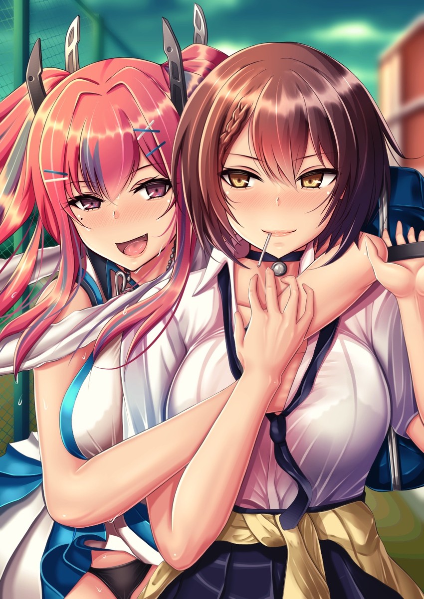 bremerton and baltimore (azur lane) drawn by chin_gero