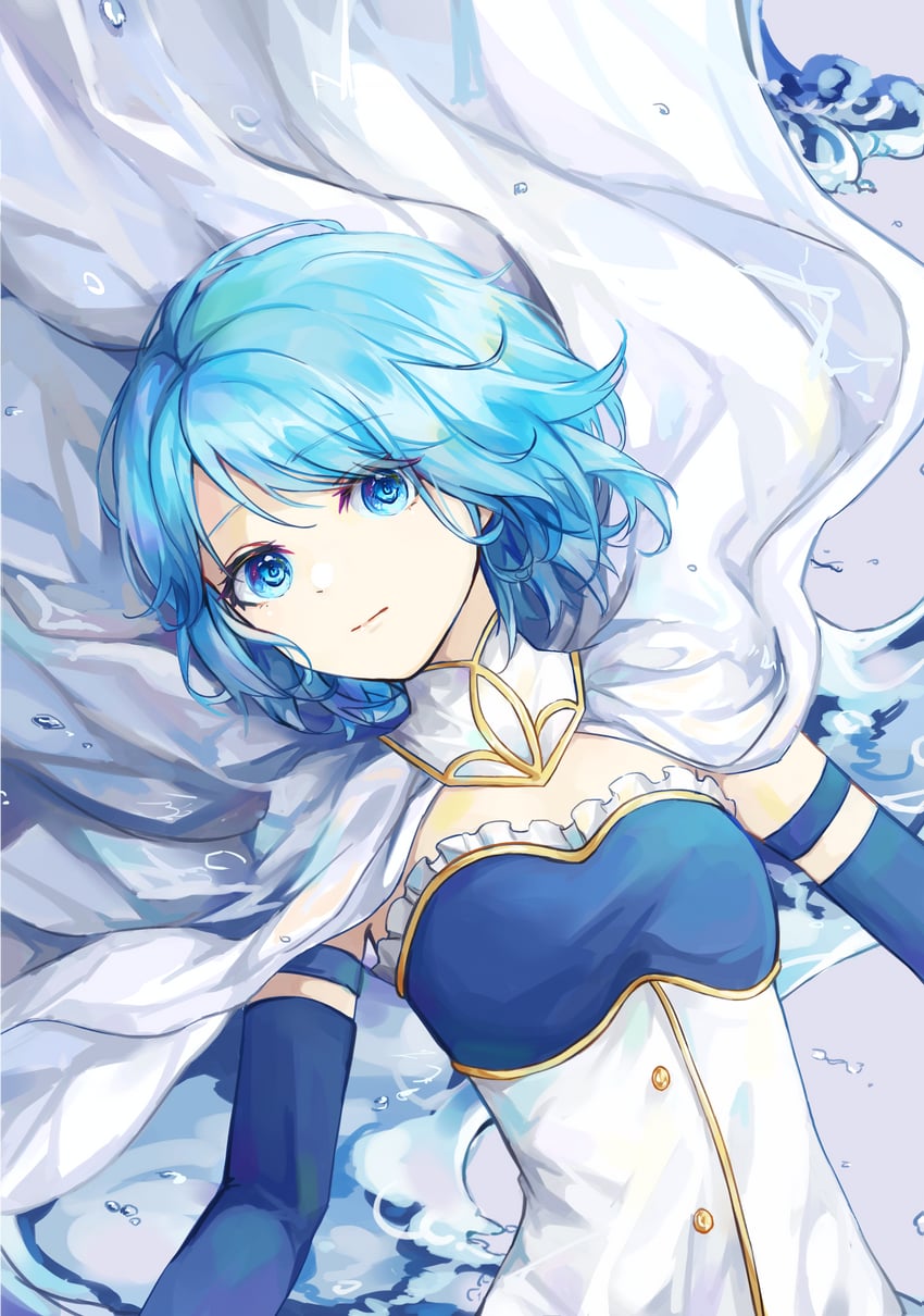miki sayaka (mahou shoujo madoka magica) drawn by lan_su