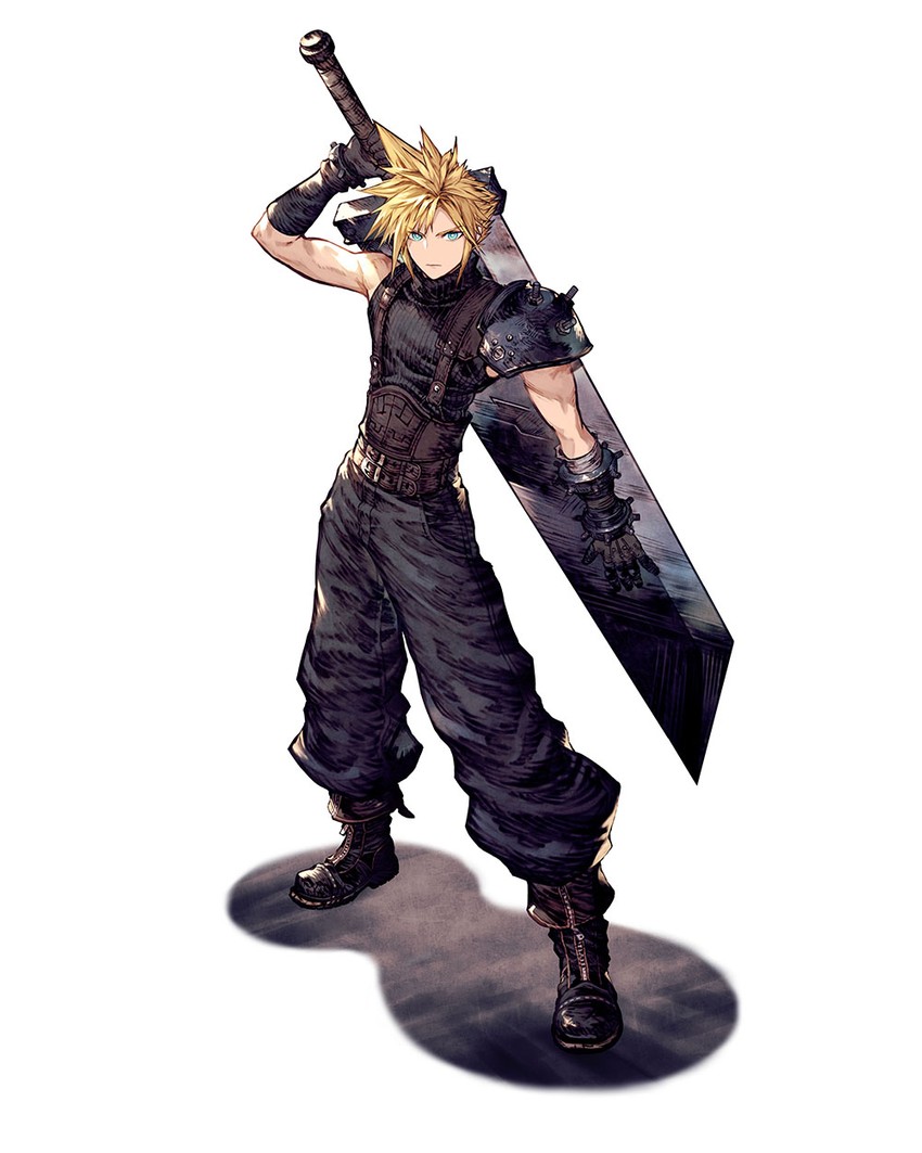 cloud strife (final fantasy and 4 more) drawn by ohara_ryoji