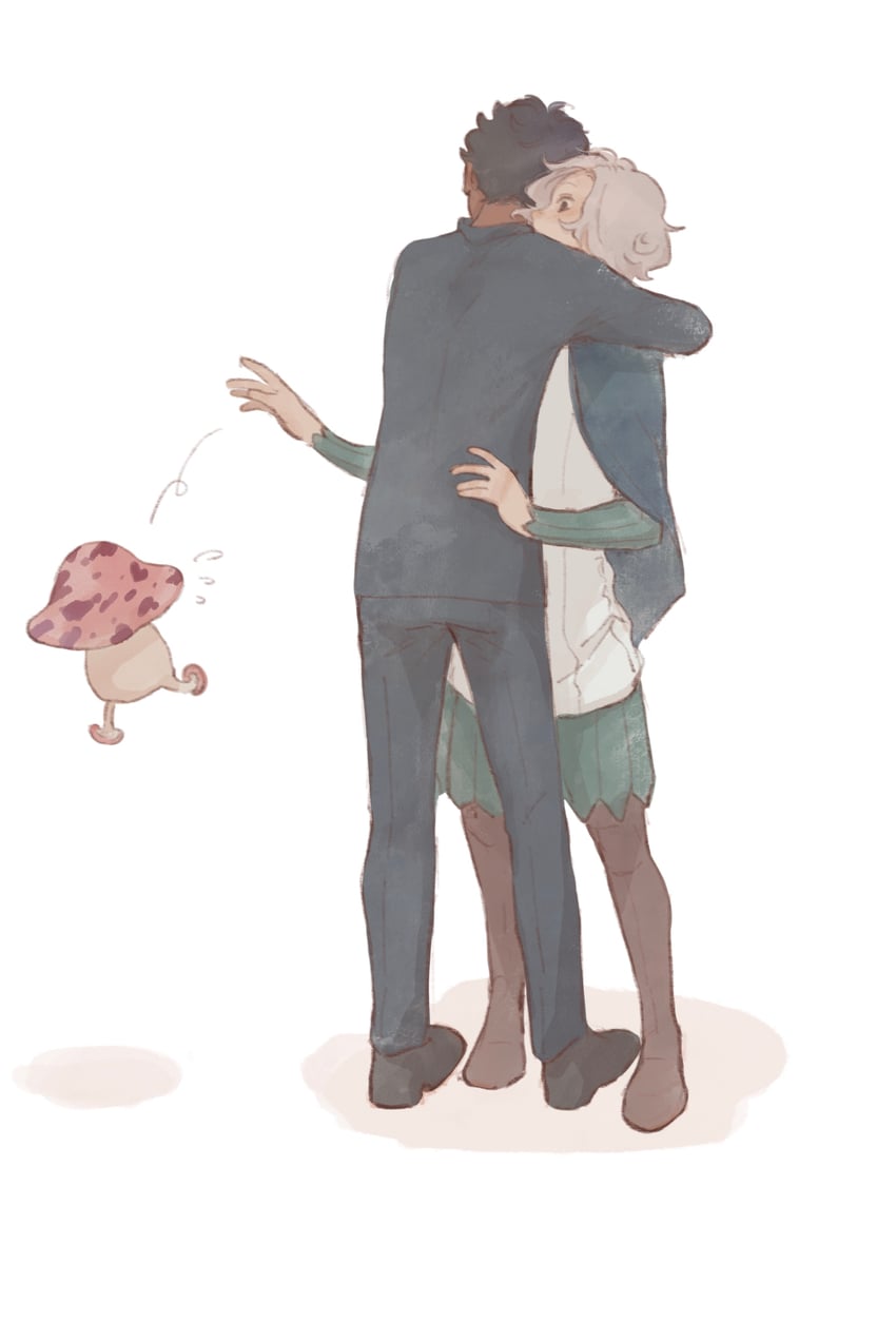 mithrun, kabru, and walking mushroom (dungeon meshi) drawn by tktaoi2