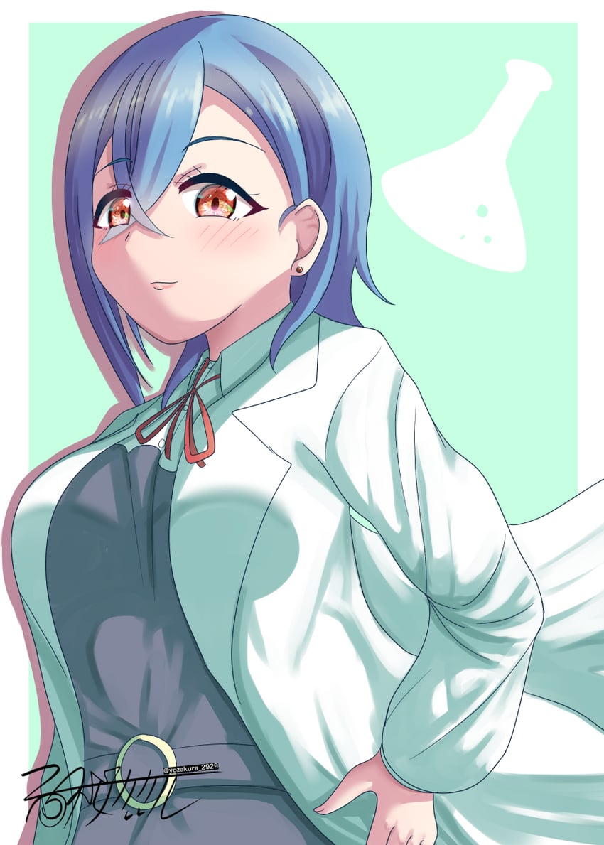 wakana shiki (love live! and 1 more) drawn by yozakura_kakeru
