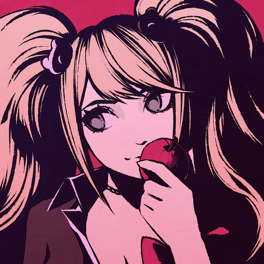 enoshima junko (danganronpa and 1 more) drawn by moshimoshibe