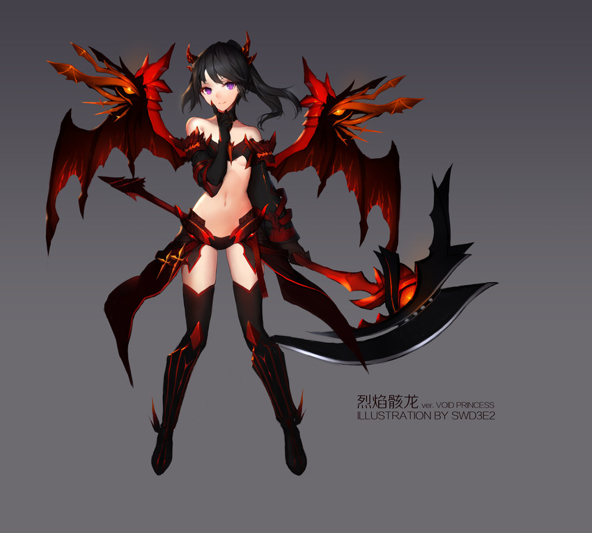 aisha landar and void princess (elsword) drawn by swd3e2