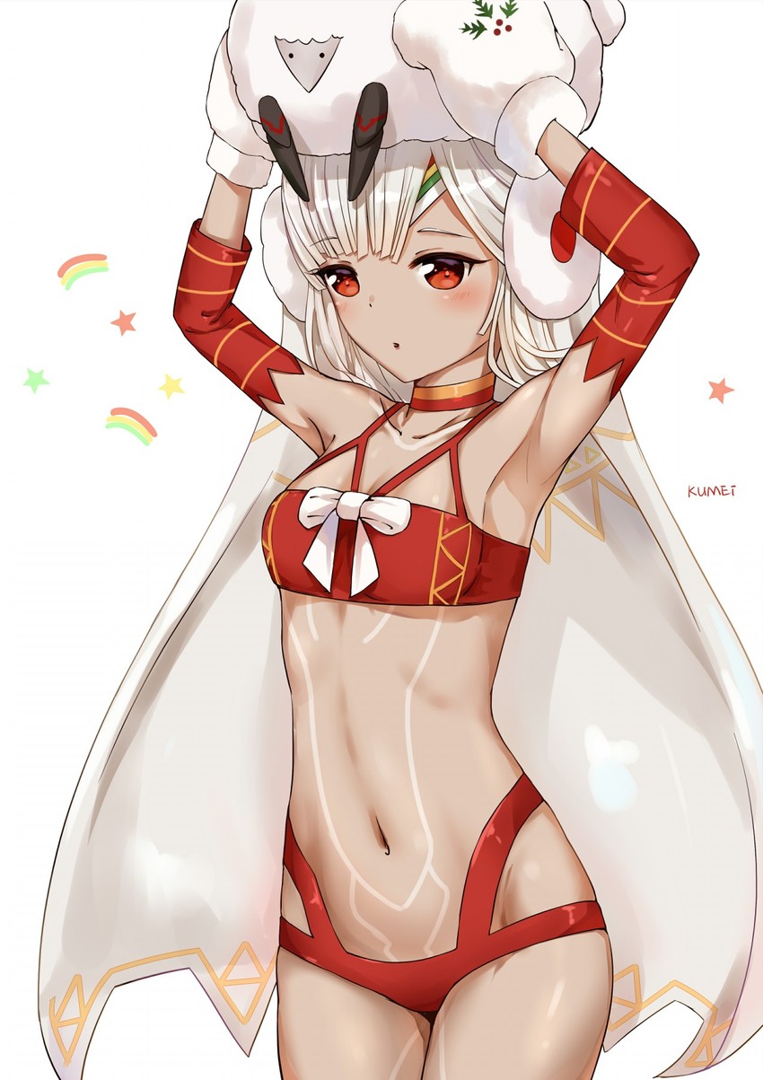 altera, altera the santa, and zerco (fate and 1 more) drawn by kumei