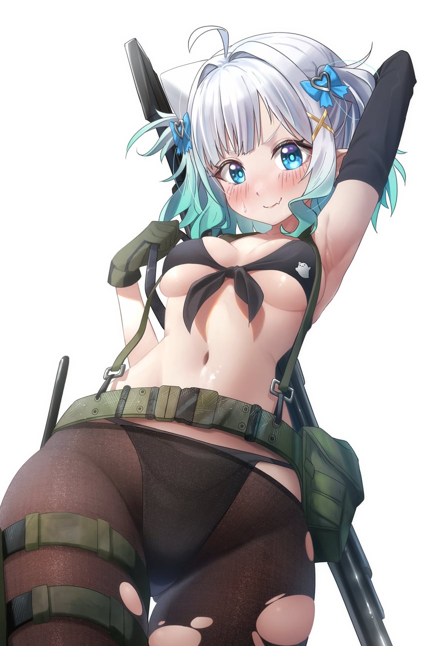 mint fantome and quiet (indie virtual youtuber and 2 more) drawn by ghostenjoyerguy7007