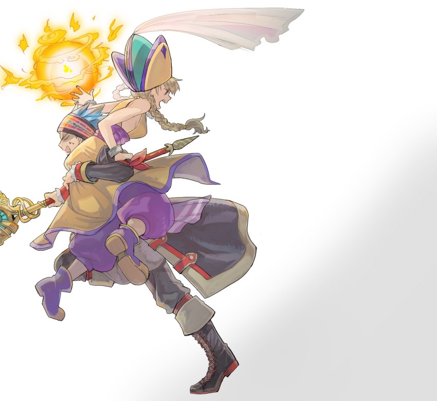 camus and veronica (dragon quest and 1 more) drawn by haru_(d-s-c)