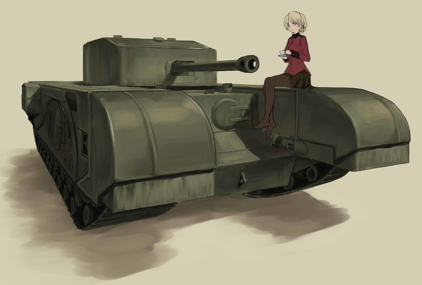 darjeeling (girls und panzer) drawn by shou_xun_bu_liang